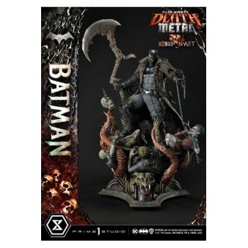 Dark Knights: Metal Statue 1/3 Death Metal Batman Deluxe Bonus Version 105 cm