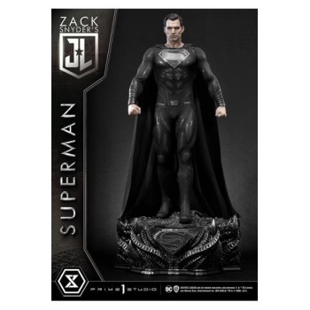 Justice League Statue Superman Black Suit Edition 84 cm