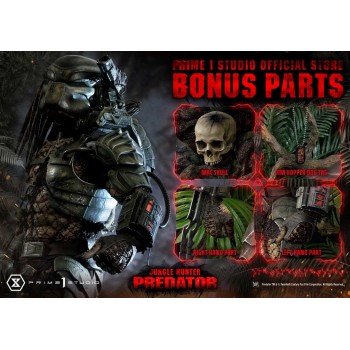 Predator Museum Masterline Statue 1/3 Jungle Hunter Predator Deluxe Bonus Version 90 cm