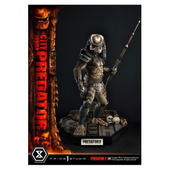 Predator 2 Museum Masterline Statue 1/3 City Hunter Predator 105 cm