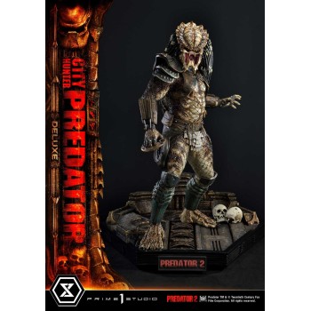 Predator 2 Museum Masterline Statue 1/3 City Hunter Predator Deluxe Version 105 cm