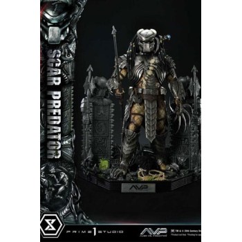 The Alien vs. Predator Museum Masterline Series Statue 1/3 Scar Predator 93 cm