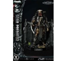 The Alien vs. Predator Museum Masterline Series Statue 1/3 Scar Predator Deluxe Version 93 cm