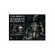 The Alien vs. Predator Museum Masterline Series Statue 1/3 Scar Predator Deluxe Bonus Version 93 cm