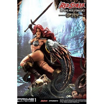 Red Sonja Statue Red Sonja She-Devil with a Vengeance Deluxe Version 79 cm