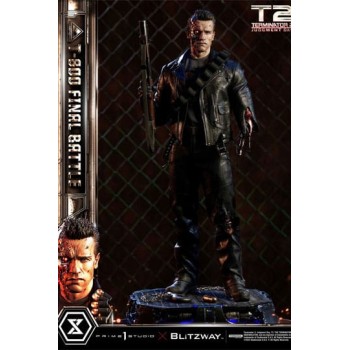 Terminator 2 Museum Masterline Series Statue 1/3 T-800 Final Battle Regular Version 75 cm