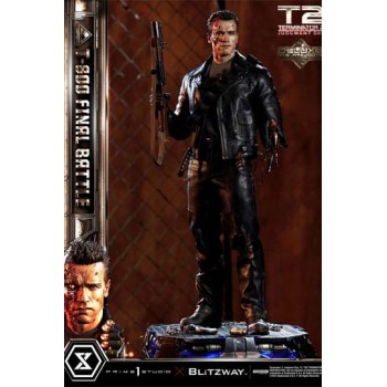 Terminator 2 Museum Masterline Series Statue 1/3 T-800 Final Battle Deluxe Version 75 cm