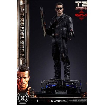 Terminator 2 Museum Masterline Series Statue 1/3 T-800 Final Battle Deluxe Bonus Version 75 cm