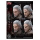 Witcher 3 Wild Hunt Statue 1/3 Geralt von Rivia Battle Damage Version 88 cm