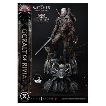 Witcher 3 Wild Hunt Statue 1/3 Geralt von Riva Deluxe Version 88 cm