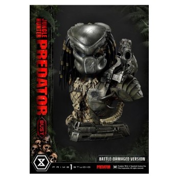 Predator Bust 1/3 Jungle Hunter Predator Battle-Damaged Version 37 cm