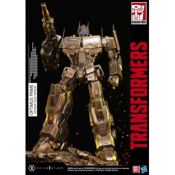 Transformers: G1 Statue Optimus Prime Antique Gold 58 cm