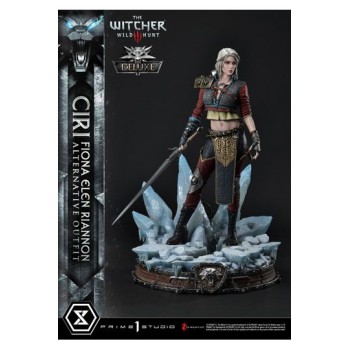 Witcher 3 Wild Hunt Statue 1/4 Cirilla Fiona Elen Riannon Alternative Outfit Deluxe Version 55 cm