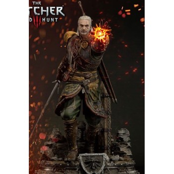 Witcher 3 Wild Hunt Statue 1/4 Geralt of Rivia Skellige Undvik Armor 58 cm