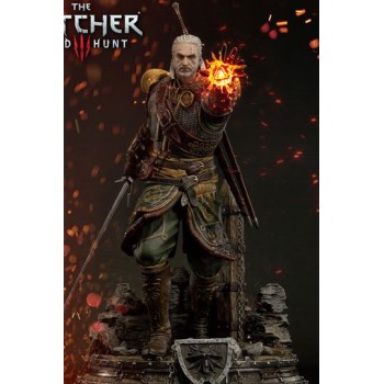 Witcher 3 Wild Hunt Statue 1/4 Geralt of Rivia Skellige Undvik Armor 58 cm