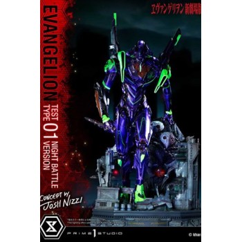 Evangelion Statue Evangelion Test Type 01 Night Battle Version Concept by Josh Nizzi 67 cm