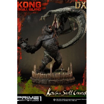 Kong Skull Island Statue Kong vs Skull Crawler Deluxe Version 80 cm