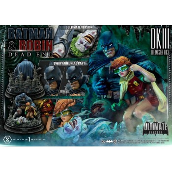 DC Comics Dark Knight 3 The Master Race Batman and Robin Dead End  Statue Ultimate Version