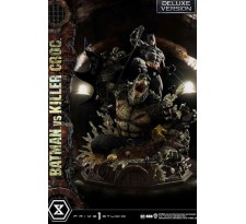 Batman Ultimate Premium Masterline Series Statue Batman Versus Killer Croc Deluxe Version 71 cm