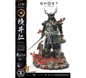 Ghost of Tsushima: Jin Sakai the Ghost Sakai Clan Armor 1/4 Scale Statue 60 cm