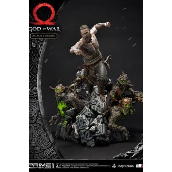 God of War (2018) Statue Baldur & Broods 62 cm