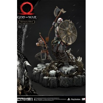 God of War (2018) Statue Kratos and Atreus 72 cm