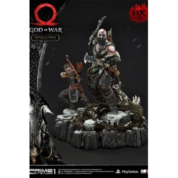 God of War (2018) Statue Kratos and Atreus Deluxe Version 72 cm