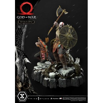 God of War Kratos and Atreus The Valkyrie Armor Set 1/4 Scale Statue 72 cm