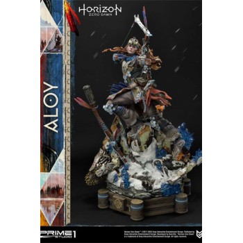 Horizon Zero Dawn Statue 1/4 Aloy Shield Weaver Armor Set 70 cm