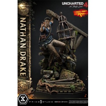 Uncharted 4: A Thief s End Ultimate Premium Masterline Statue 1/4 Nathan Drake Deluxe Bonus Version 69 cm