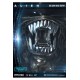 Alien 3D Wall Art Big Chap Head Trophy Open Mouth Version 58 cm