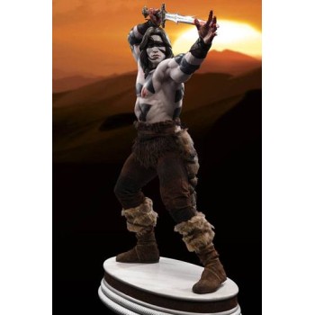 Conan the Barbarian Mixed Media Statue 1/3 Conan War Paint Version (Arnold Schwarzenegger) 74 cm