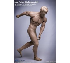 TBLeague(PHICEN) Super Flexible Seamless Stainless Male Muscular Body