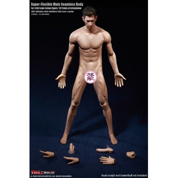 TBLeague(PHICEN) Seamless Male Muscular Figure Body SUNTAN