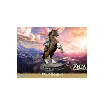 The Legend of Zelda Breath of the Wild Statue Link on Horseback 56 cm