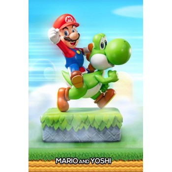 Super Mario Statue Mario and Yoshi 48 cm