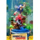 Sonic Generations Diorama Sonic vs Chopper 28 cm