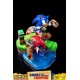 Sonic Generations Diorama Sonic vs Chopper 28 cm