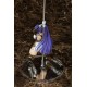 Taimanin Asagi 3 PVC Statue 1/7 Murasaki Yatsu Pole Dance Version 19 cm