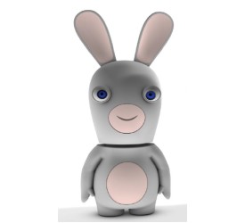 Raving Rabbids - Smiling Rabbid Resin Bobble ..