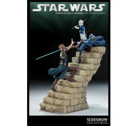 Star Wars Clone Wars Anakin VS Asajj Diorama