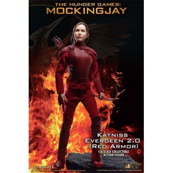 The Hunger Games Mockingjay Part 1 MFM Action Figure 1/6 Katniss Everdeen Red Armor Ver. 30 cm