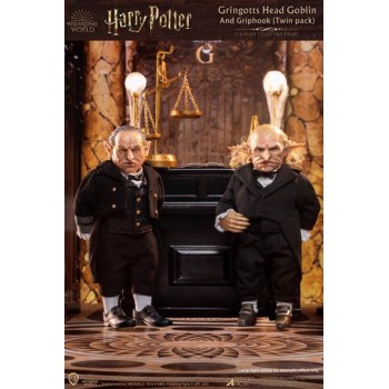 Harry Potter My Favourite Movie Action Figures 1/6 Gringotts Head Goblin and Griphook 20 cm