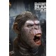 Dawn of the Planet of the Apes Deform Real Series Soft Vinyl Statue Caesar Warrior Face LTD 15 cm