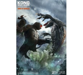 Kong Skull Island Deform Real Series Statues Kong vs Skull Crawler Deluxe Version 32 cm