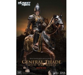 Planet of the Apes Statue General Thade with Horse 30 cm