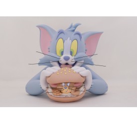 Tom and Jerry Exclusive Tom and Jerry Burger Vinyl Bust Lagoon Blue Version