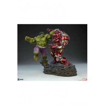 Marvel Maquette Hulk vs Hulkbuster 50 cm