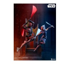 Star Wars: The Clone Wars Diorama Ahsoka Tano vs Darth Maul 51 cm