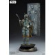 Star Wars Premium Format Statue Boba Fett and Han Solo in Carbonite 70 cm